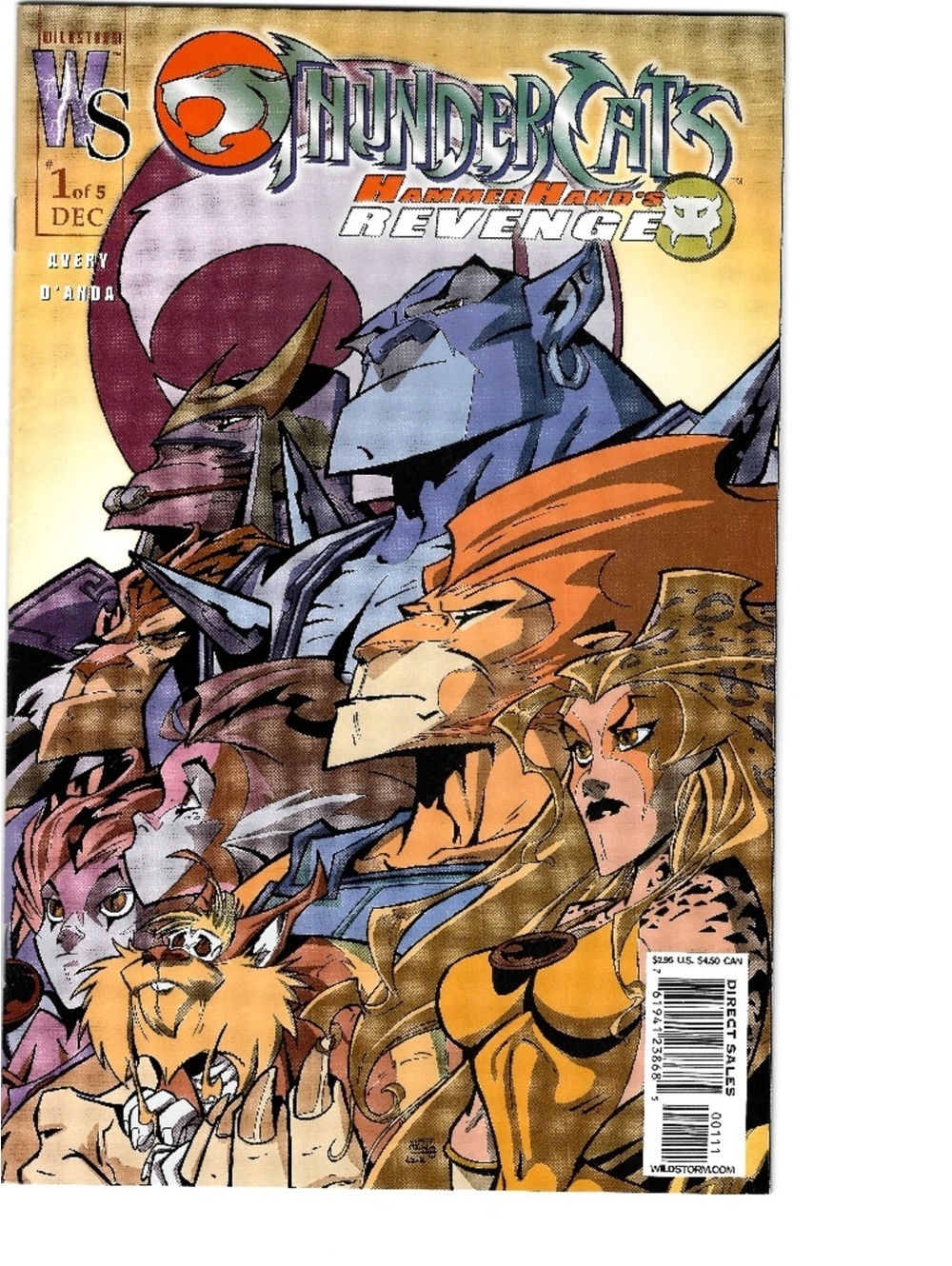 Thundercats Hammerhand's Revenge #1 2003 WildStorm Productions - Mint